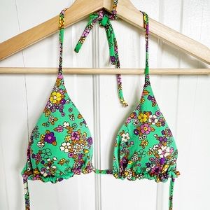 Urban Outfitters Out from Under | Floral Green Bikini top ✿